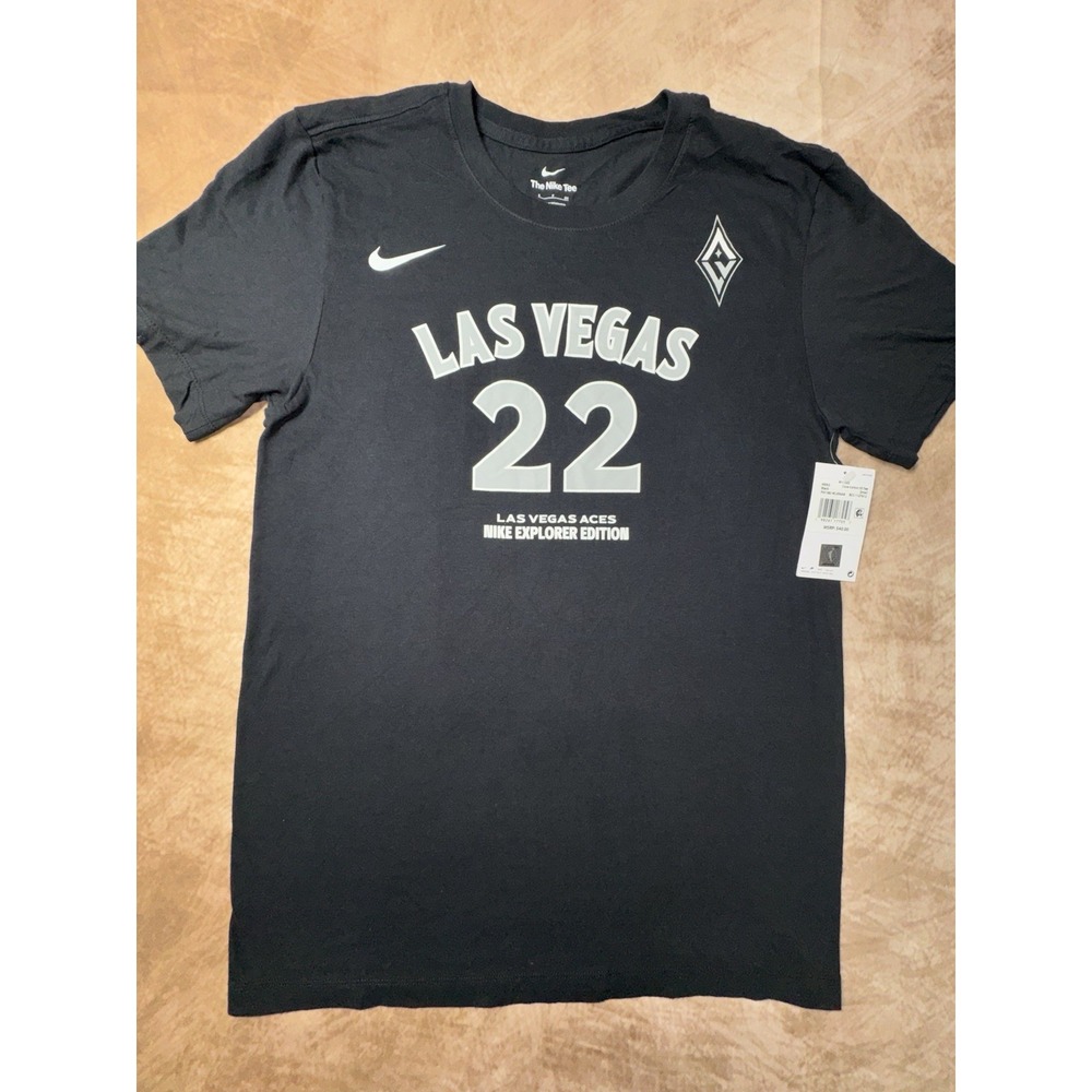 Nike Mens Las Vegas Aces A'ja Wilson 22 WNBA T Shirt Size Small NWT